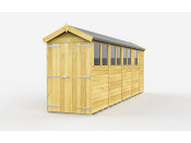 4ft x 17ft Apex Shed