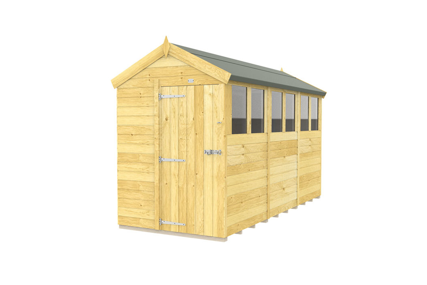 5ft x 12ft Apex Shed