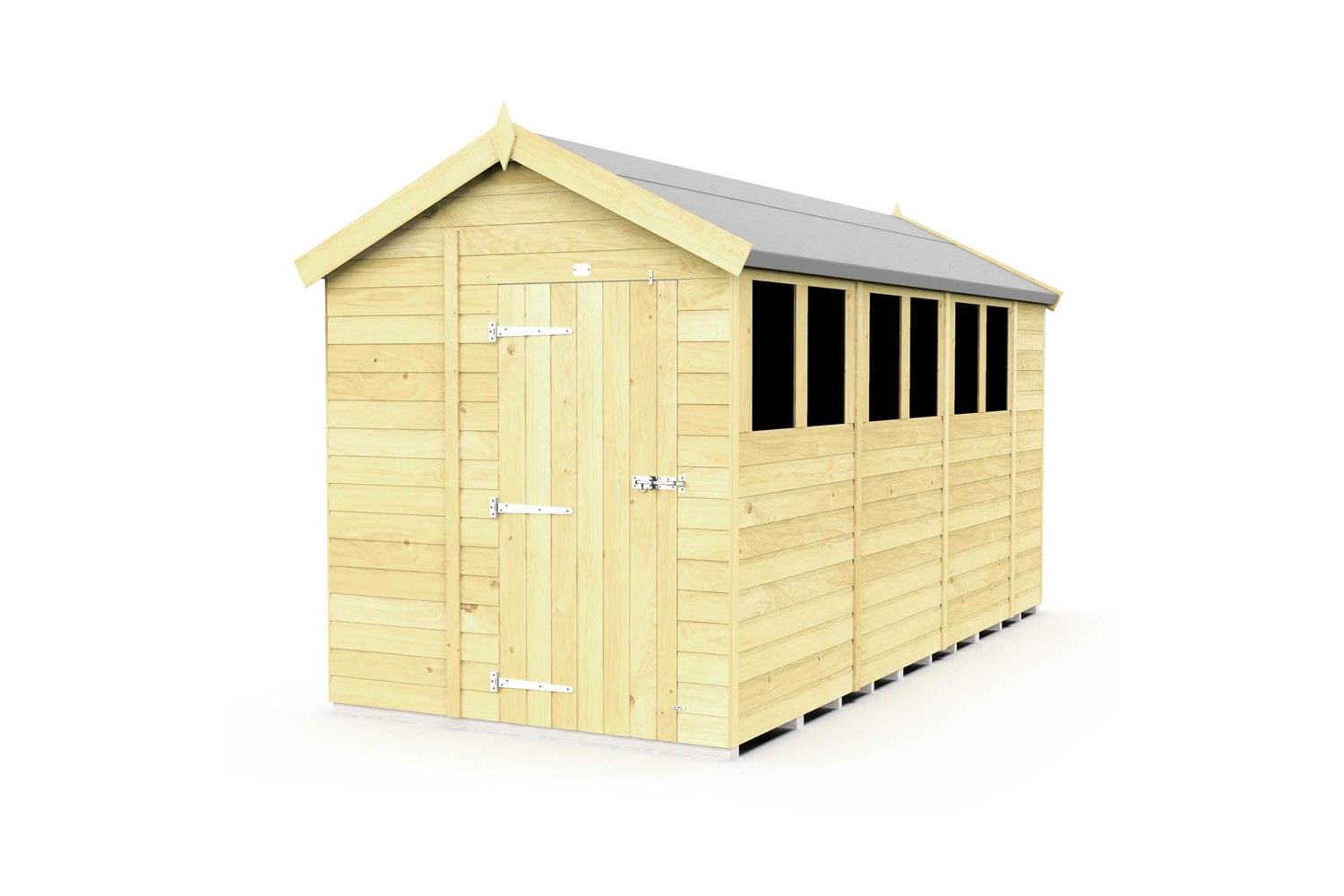 6ft x 14ft Apex Shed