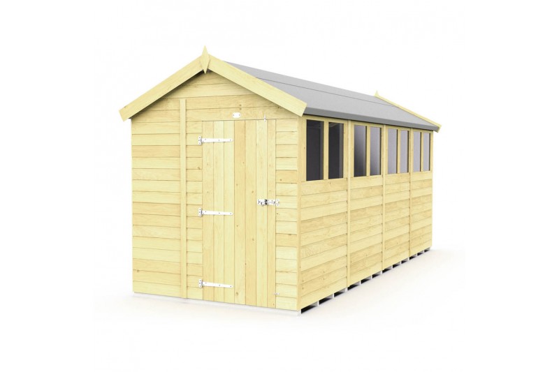 6ft x 16ft Apex Shed