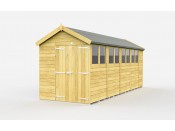 6ft x 19ft Apex Shed