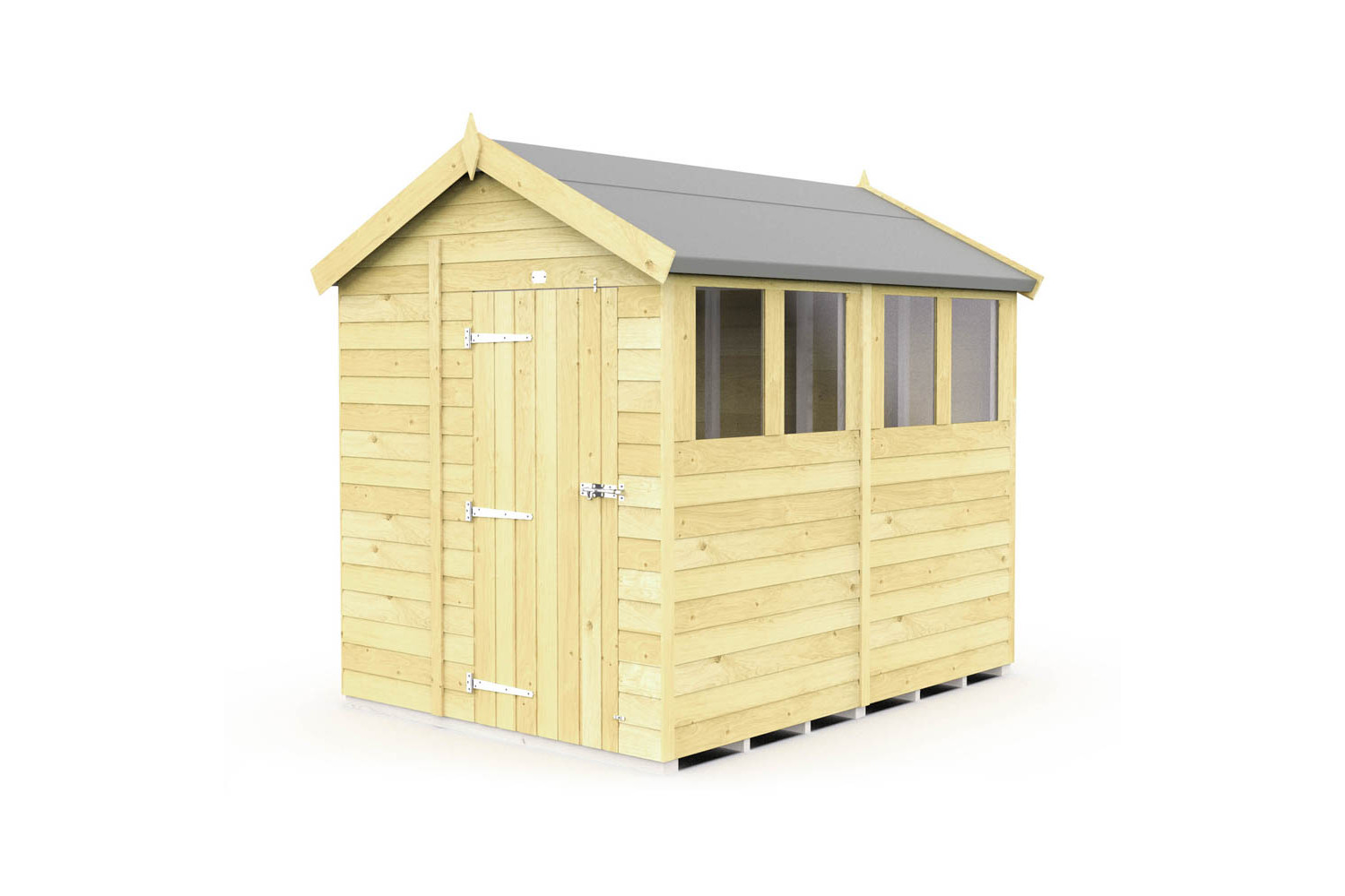 6ft x 8ft Apex Shed