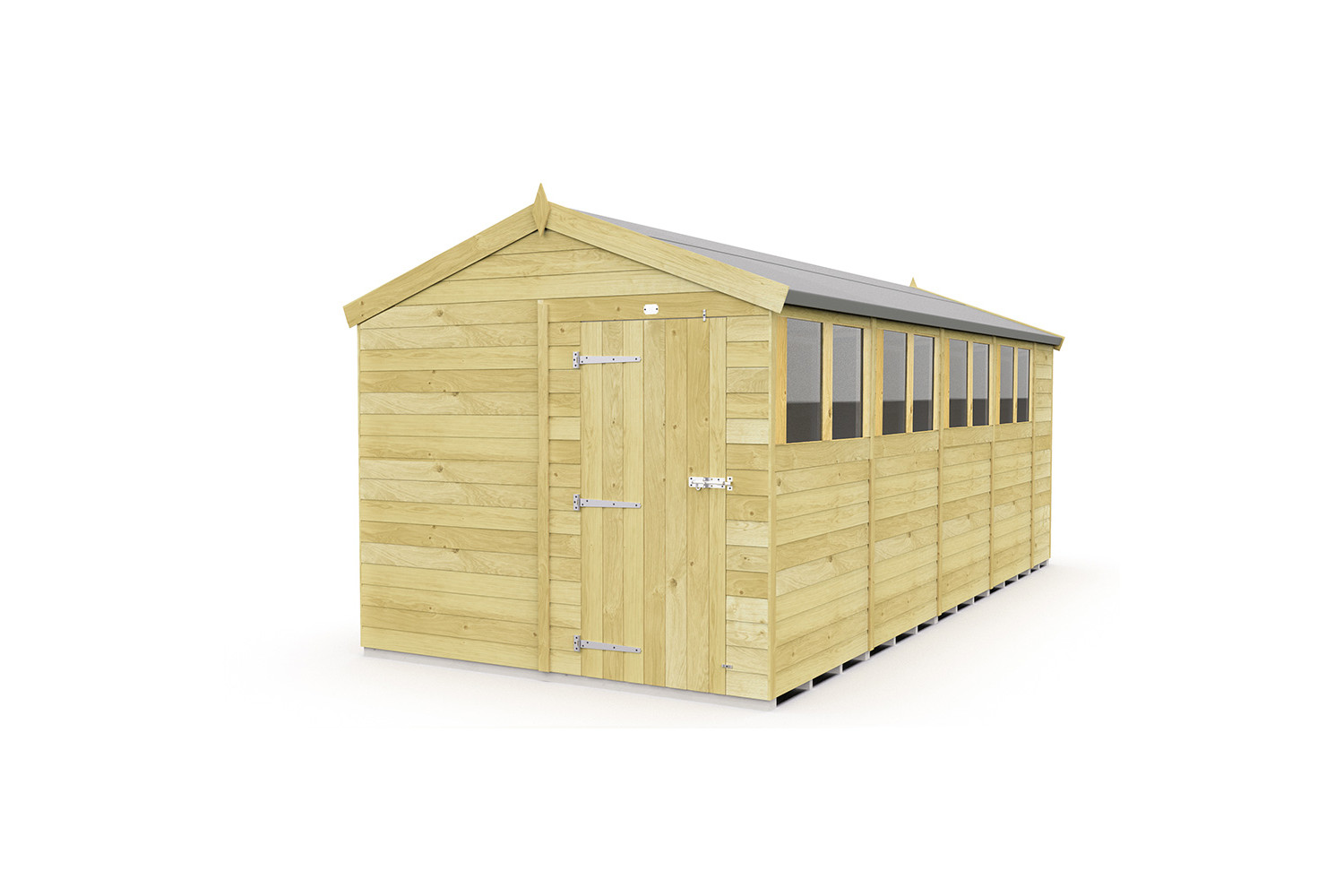 8ft x 18ft Apex Shed