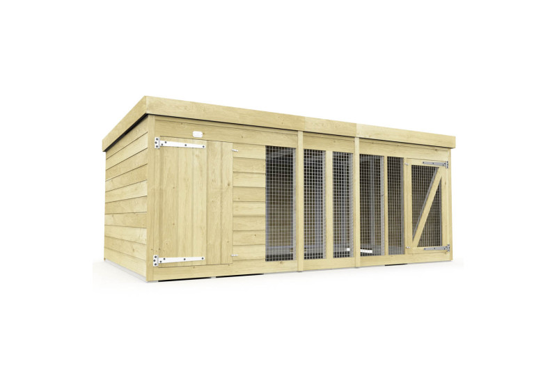 10ft x 6ft Dog Kennel and Run