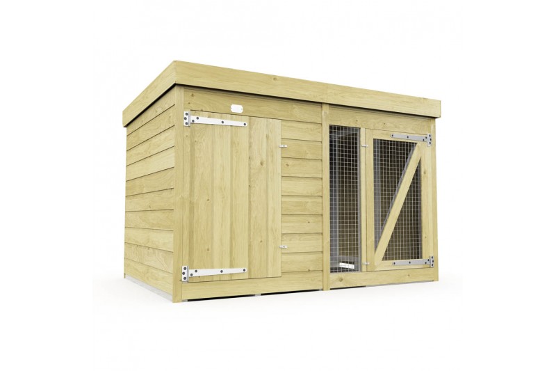 6ft x 4ft Dog Kennel and Run