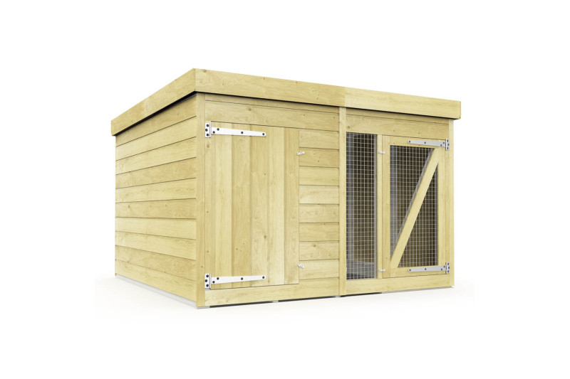 6ft x 6ft Dog Kennel and Run