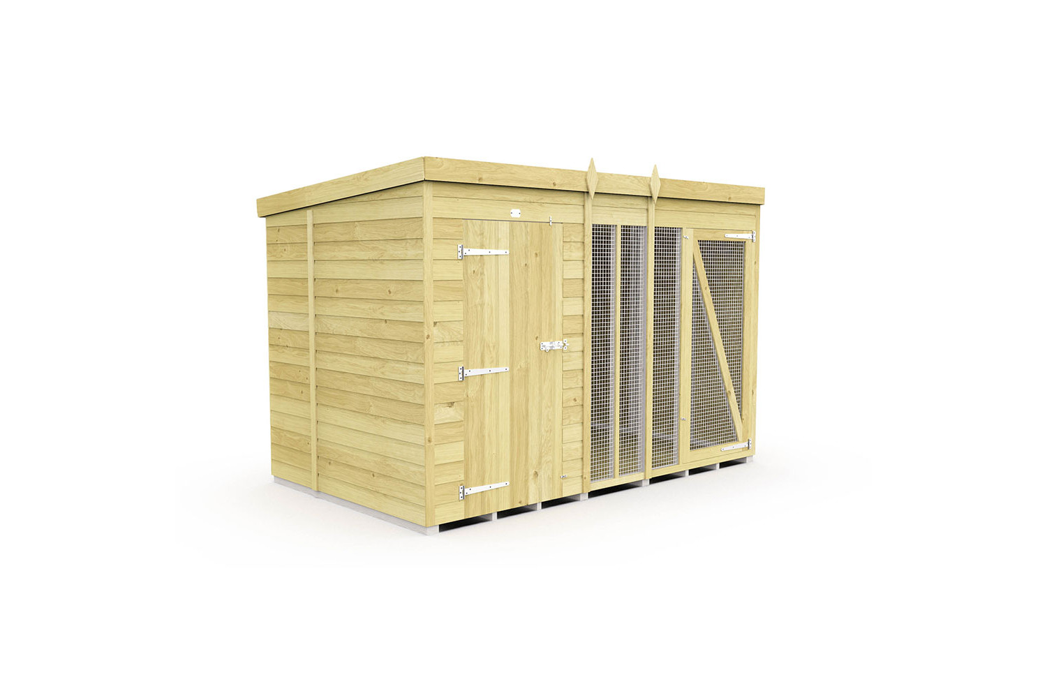 10ft X 6ft Dog Kennel and Run Full Height