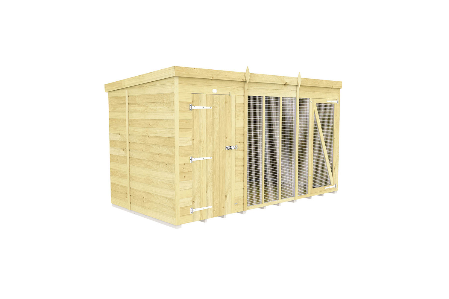12ft X 6ft Dog Kennel and Run Full Height