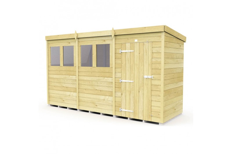 12ft x 4ft Pent Shed
