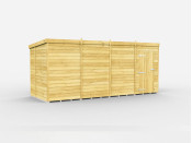 16ft x 6ft Pent Shed