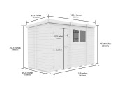10ft x 5ft Pent Shed