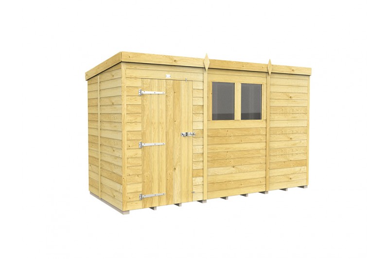 11ft x 5ft Pent Shed