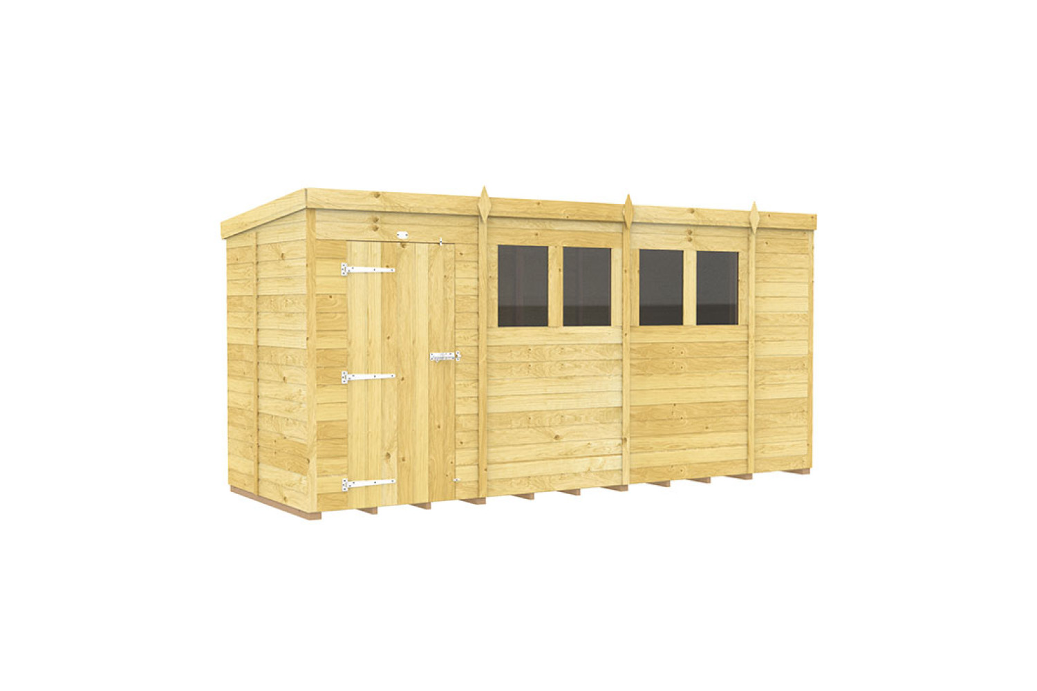 14ft x 5ft Pent Shed