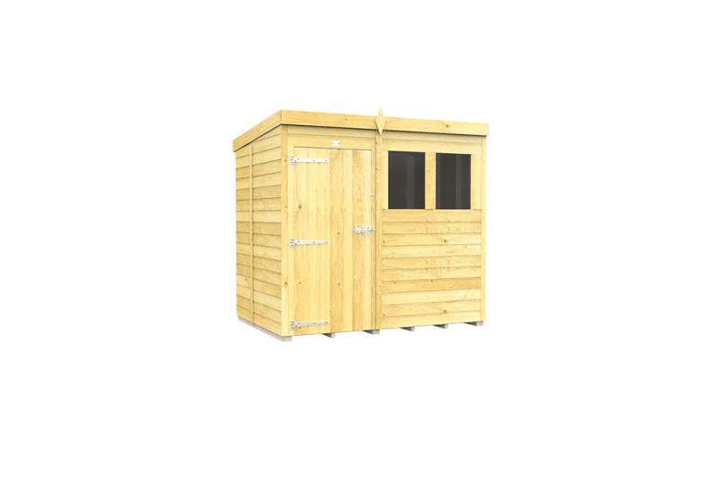 7ft x 5ft Pent Shed