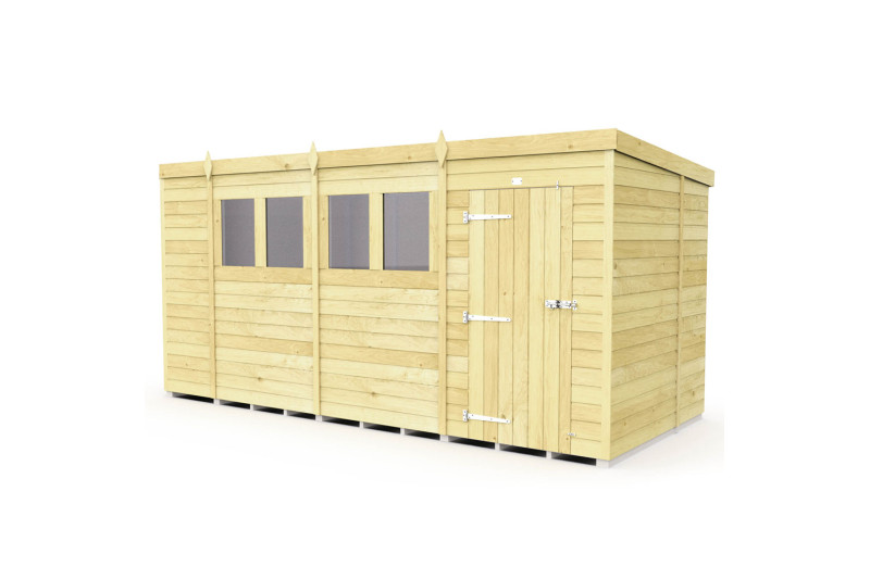 15ft x 6ft Pent Shed