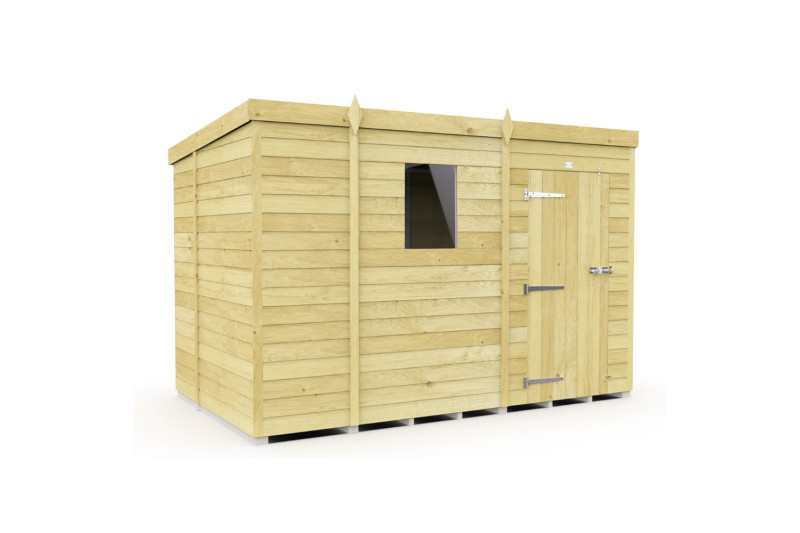 9ft x 6ft Pent Shed