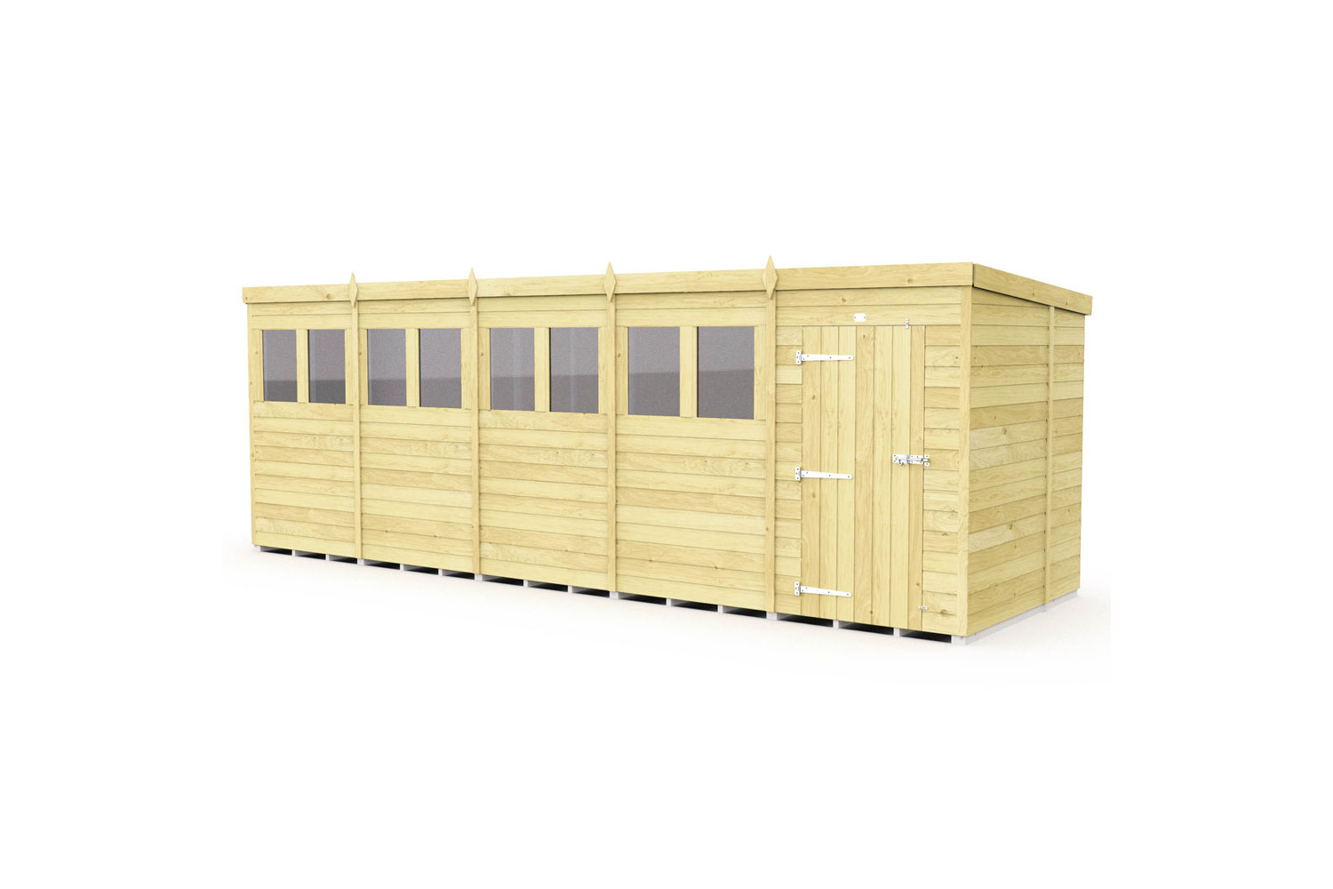 20ft x 7ft Pent Shed