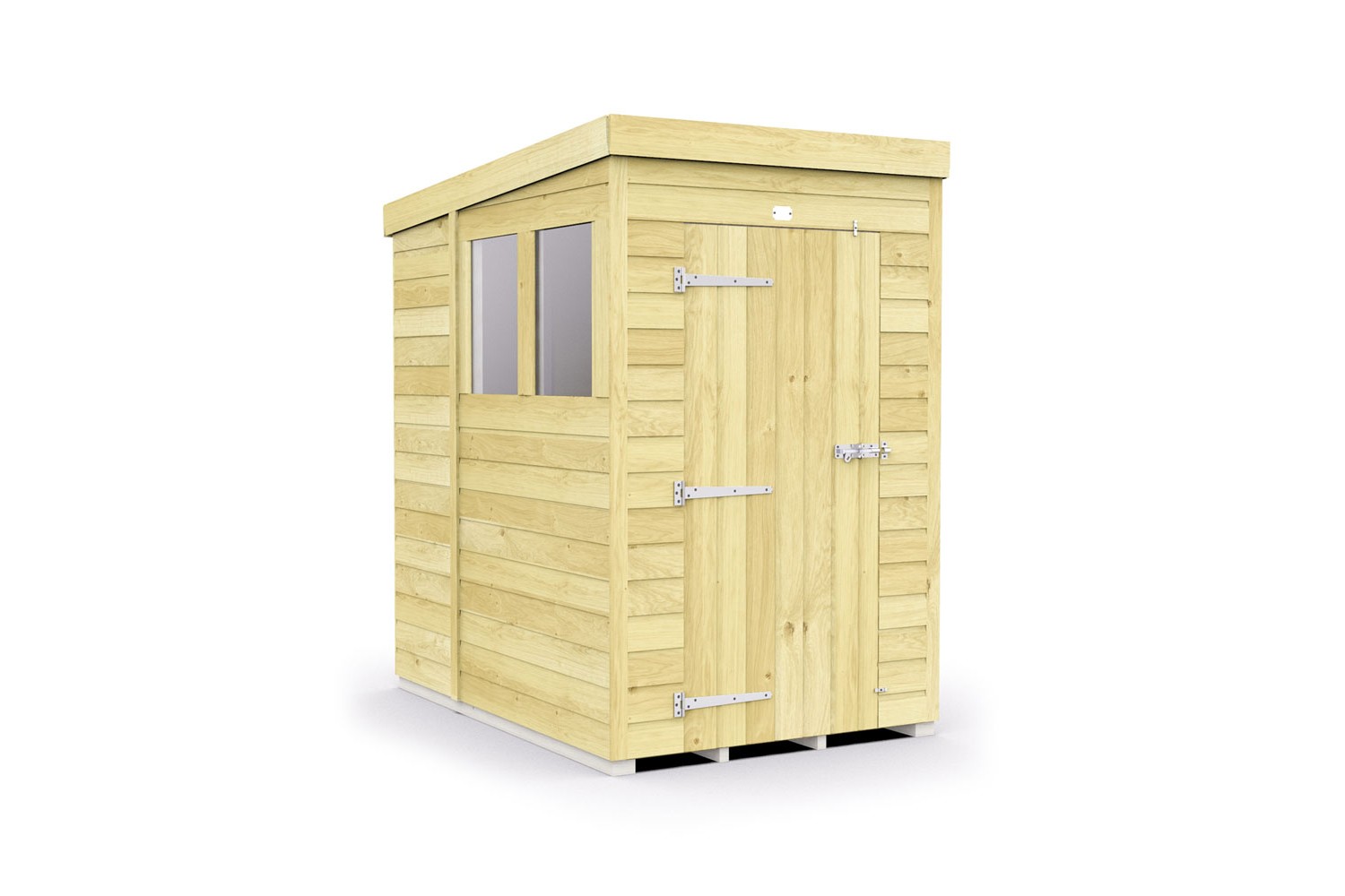 4ft x 7ft Pent Shed
