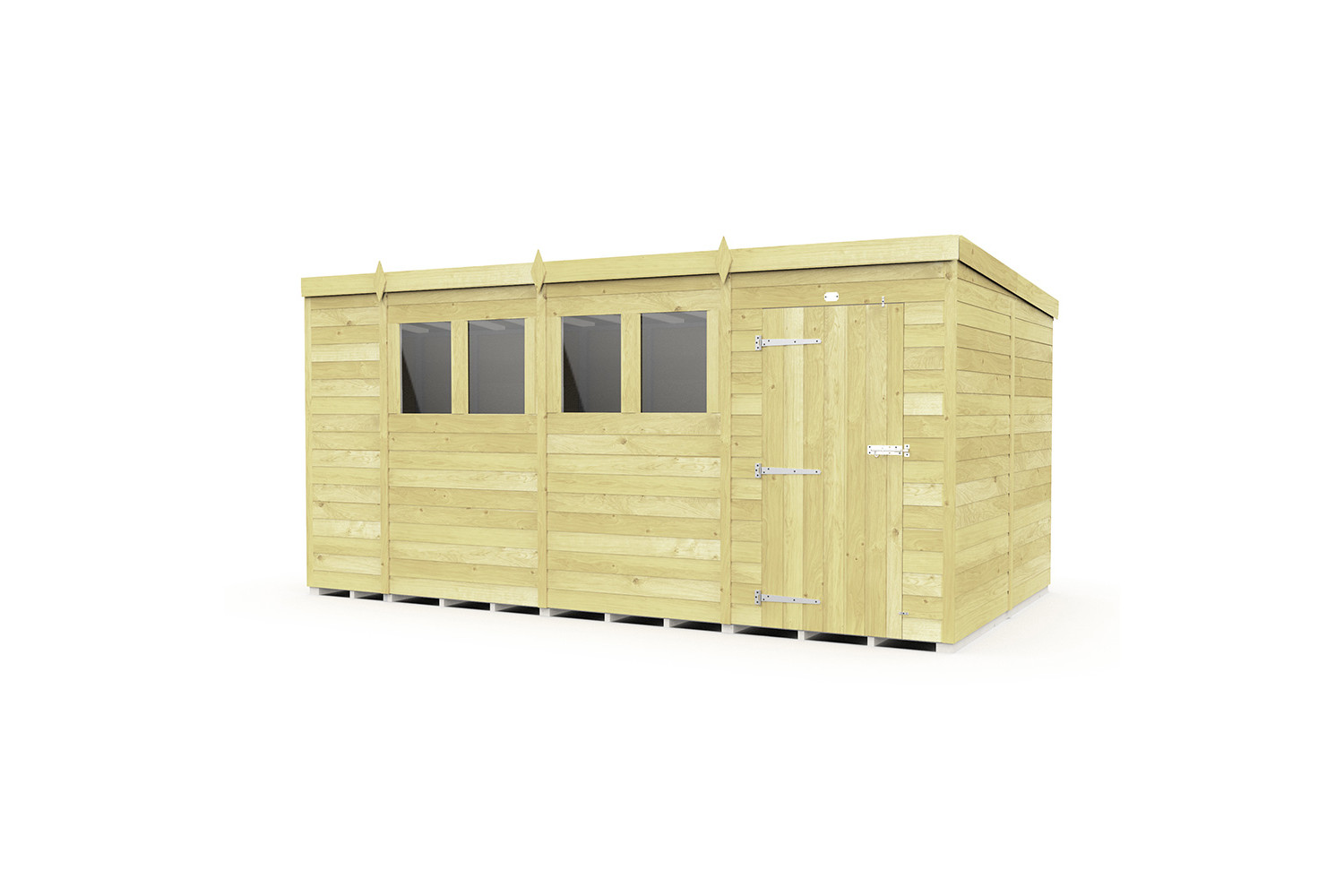 14ft x 8ft Pent Shed
