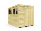 6ft x 8ft Pent Shed