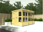18ft x 6ft Pent Potting Shed