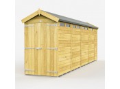 4ft x 17ft Apex Security Shed