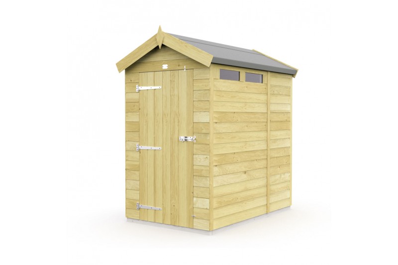 4ft x 7ft Apex Security Shed