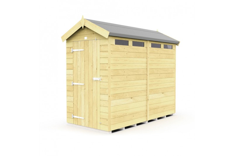 4ft x 8ft Apex Security Shed