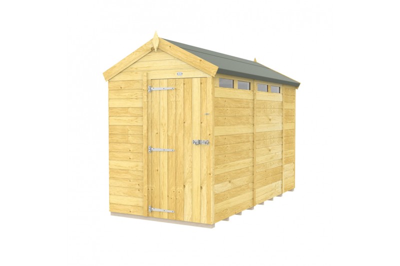 5ft x 10ft Apex Security Shed