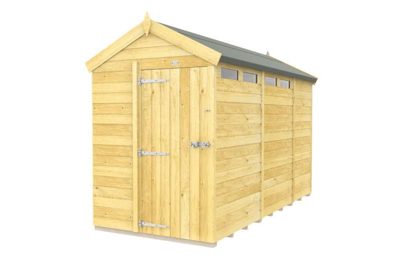 5ft x 11ft Apex Security Shed
