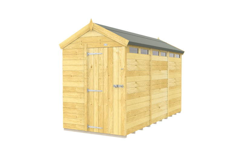 5ft x 12ft Apex Security Shed