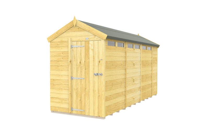 5ft x 14ft Apex Security Shed