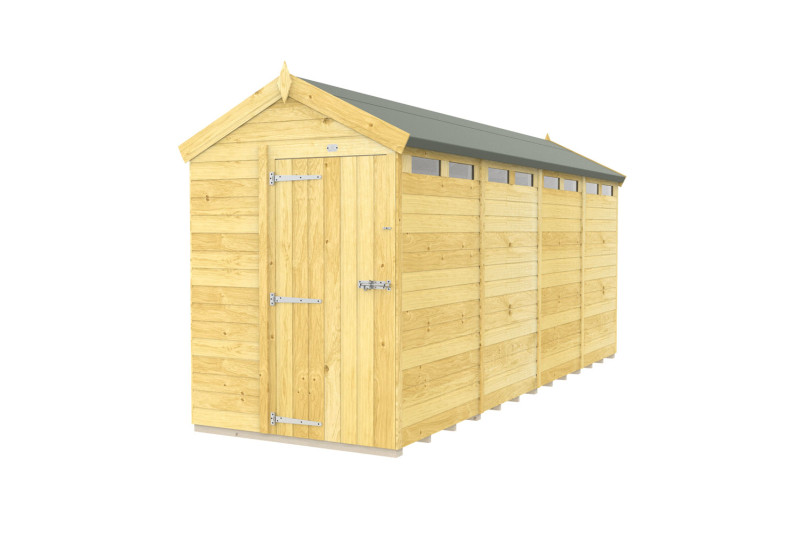 5ft x 16ft Apex Security Shed