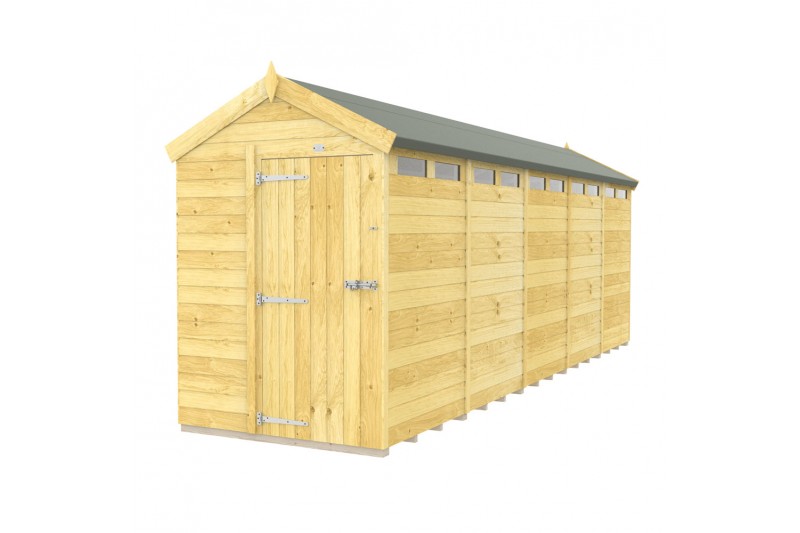 5ft x 20ft Apex Security Shed