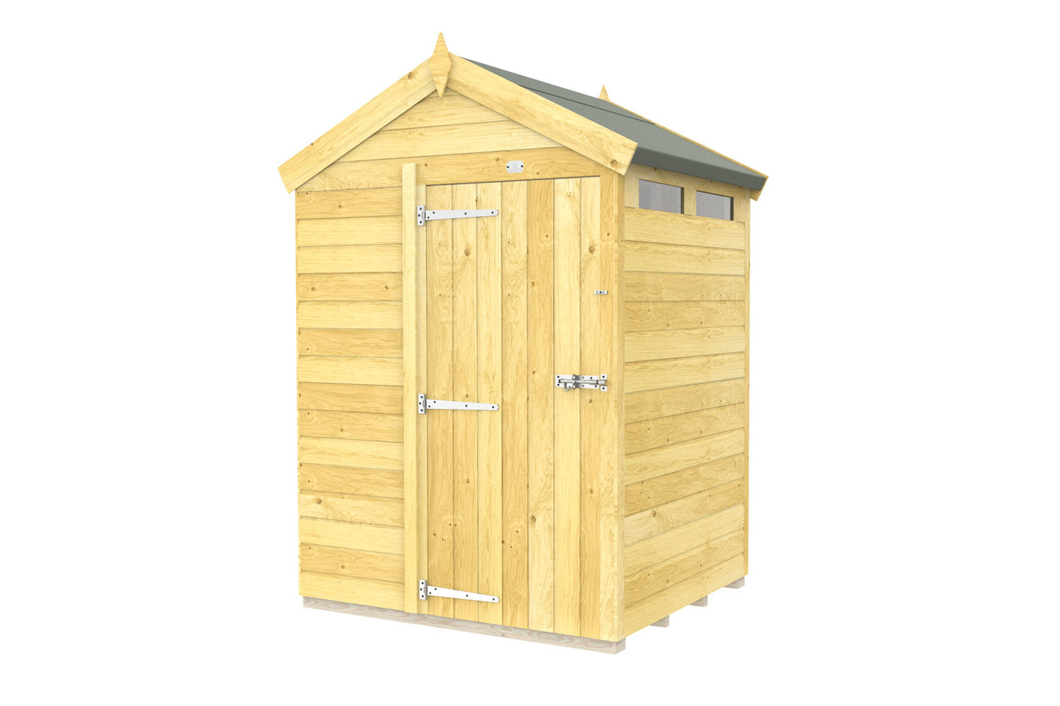 5ft x 4ft Apex Security Shed