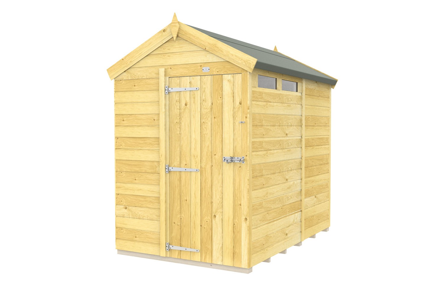 5ft x 7ft Apex Security Shed