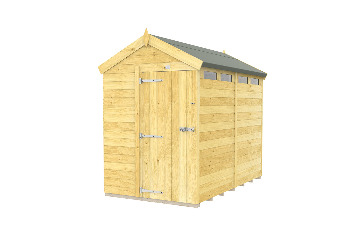 5ft x 8ft Apex Security Shed