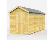 6ft x 14ft Apex Security Shed