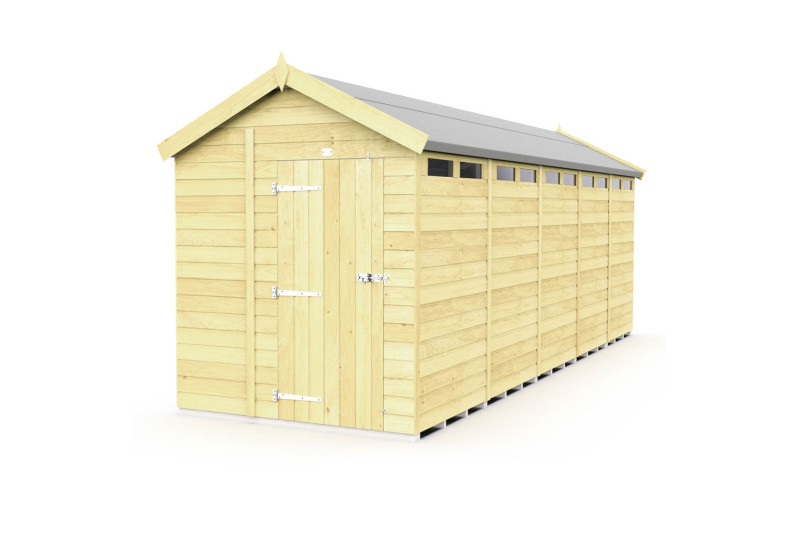 6ft x 20ft Apex Security Shed