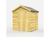 6ft x 5ft Apex Security Shed