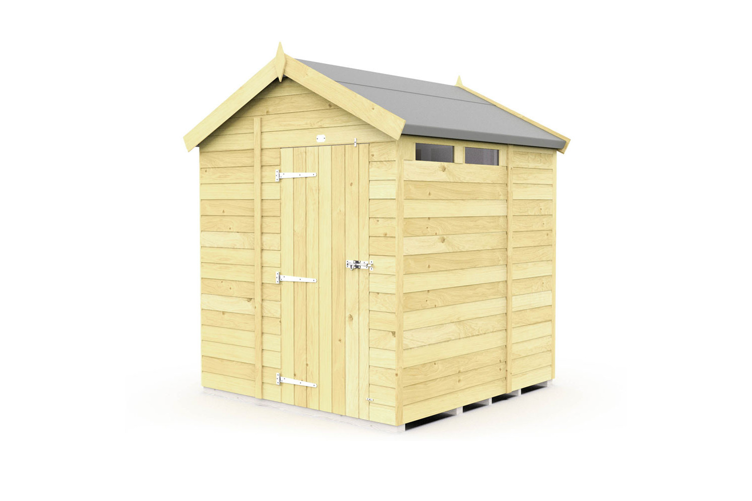 6ft x 7ft Apex Security Shed