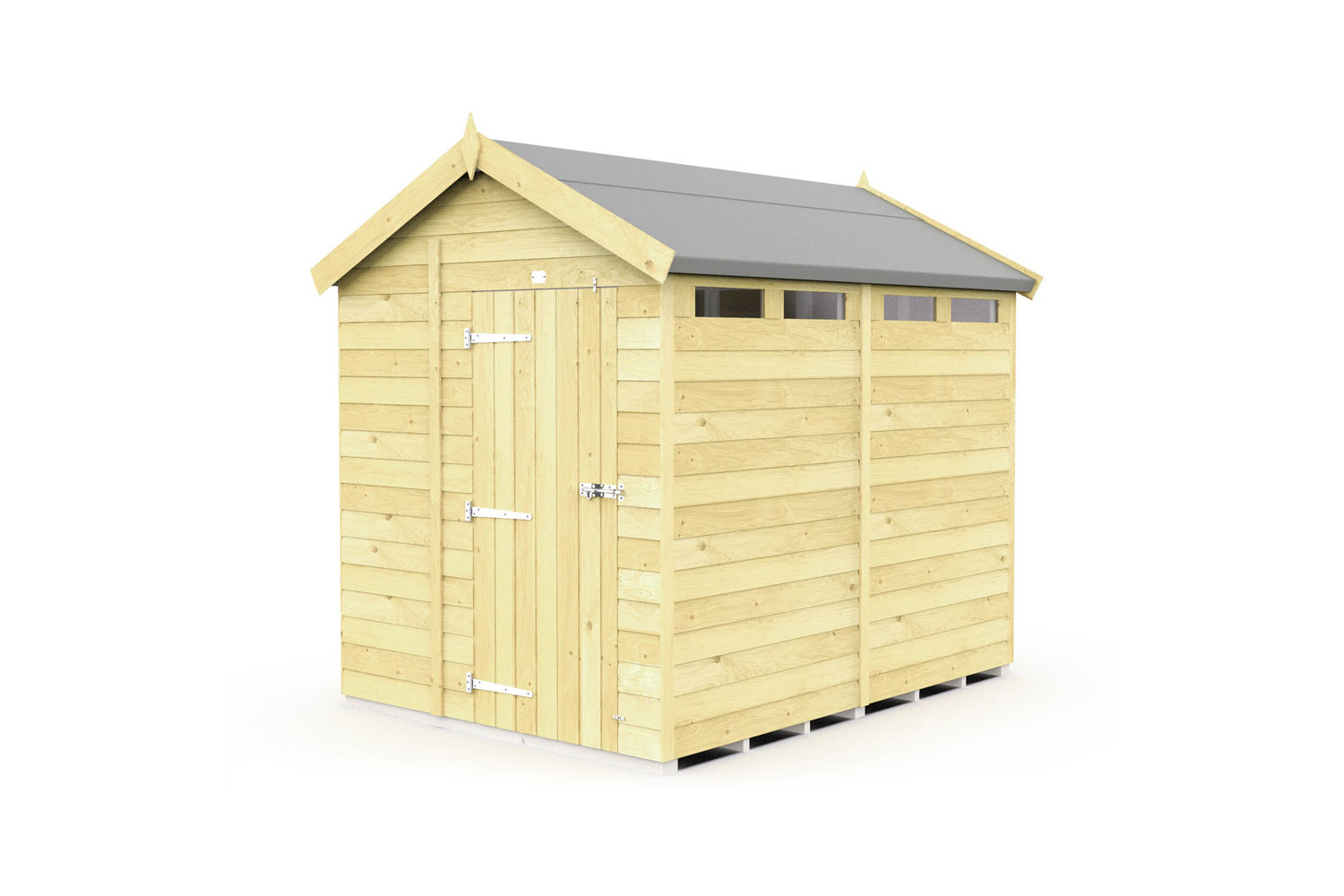 6ft x 8ft Apex Security Shed