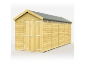 7ft x 19ft Apex Security Shed
