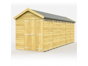 7ft x 20ft Apex Security Shed