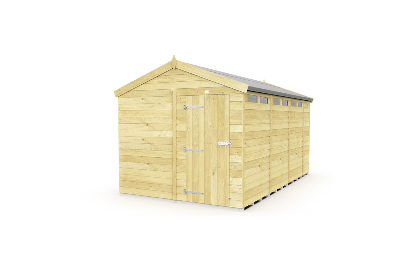 8ft x 14ft Apex Security Shed 8ft x 14ft Apex Security Shed