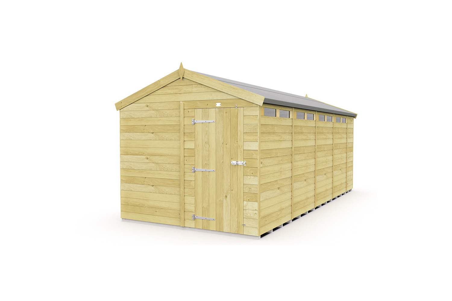8ft x 18ft Apex Security Shed
