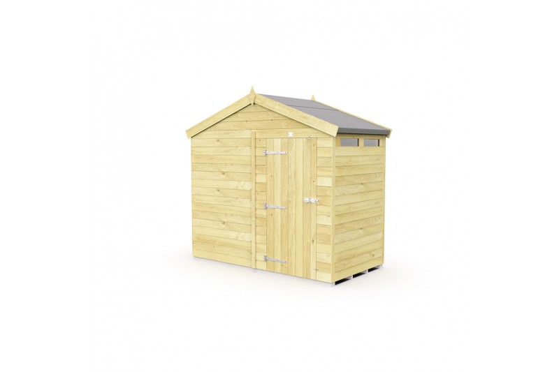 8ft x 4ft Apex Security Shed