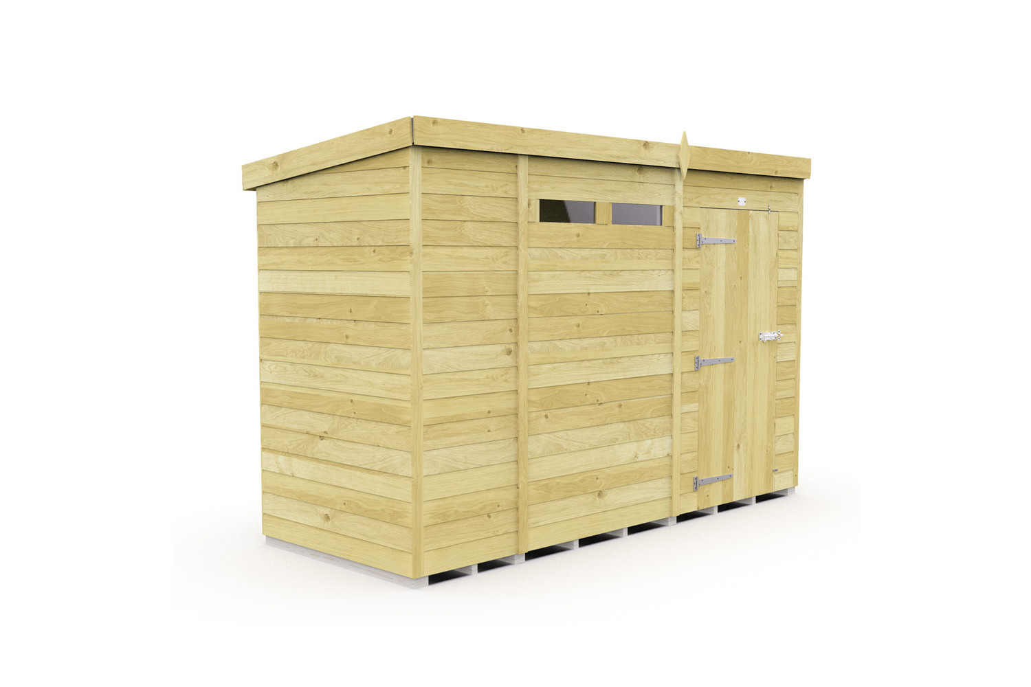 10ft x 4ft Pent Security Shed