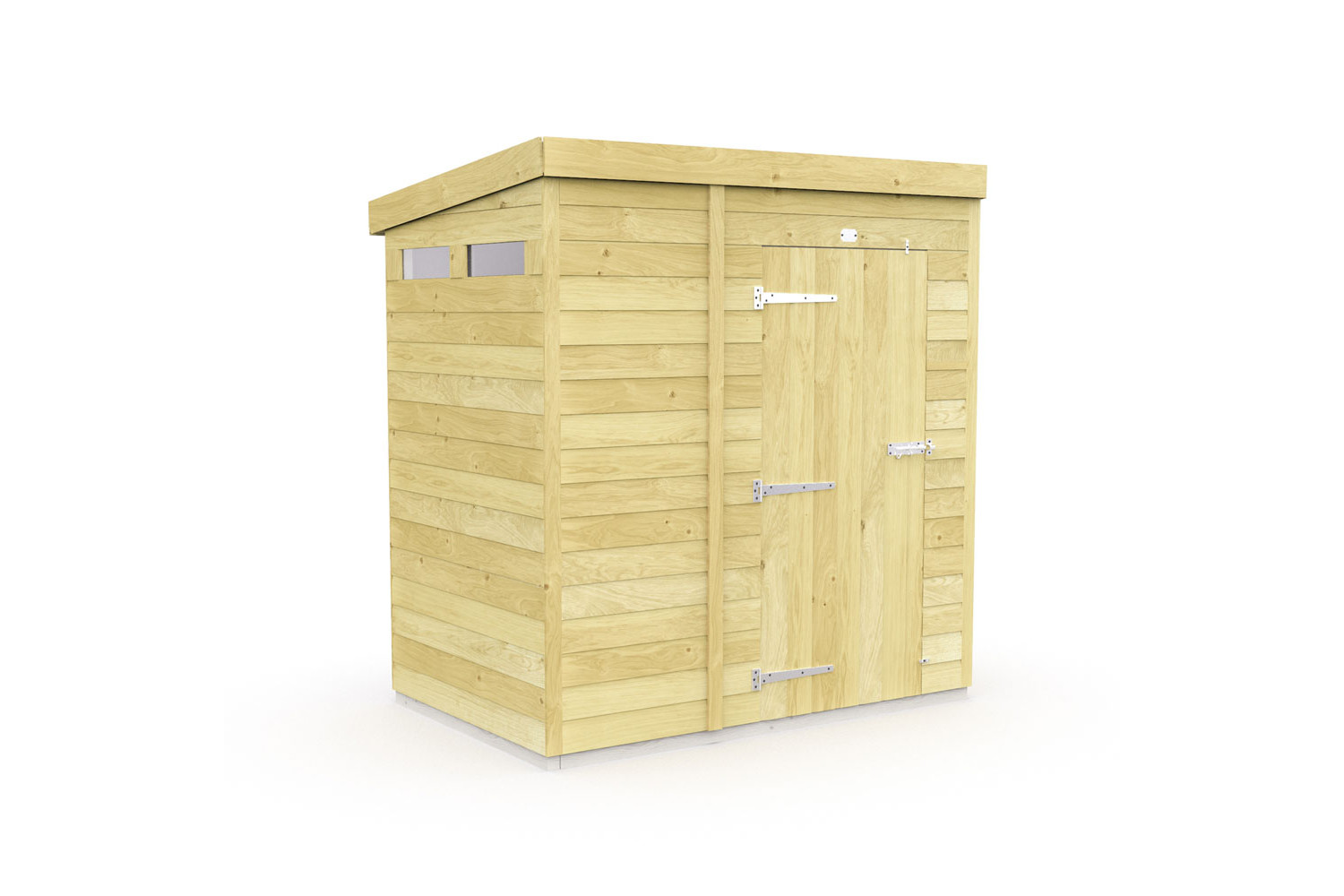 7ft x 4ft Pent Security Shed