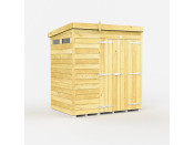 7ft x 4ft Pent Security Shed